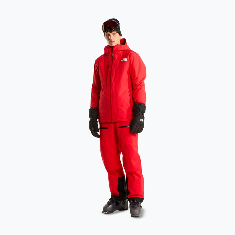 Men's ski jacket The North Face Descendit elevation red 2