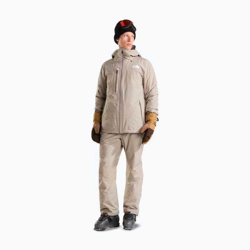 Men's ski trousers The North Face Descendit stone slab 2