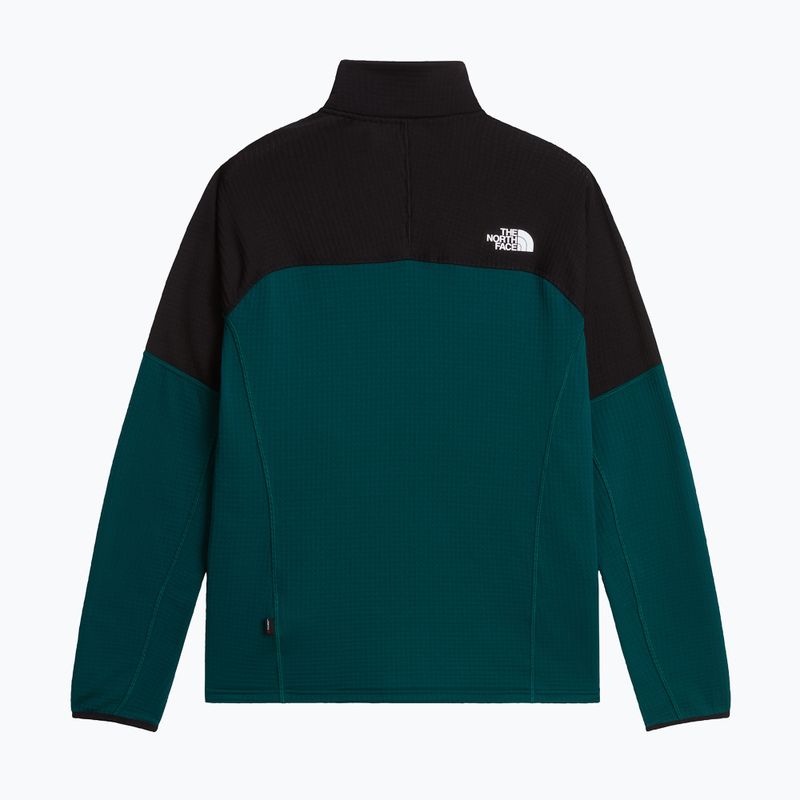 Men's trekking sweatshirt The North Face Polartec Powergrid Stormgap pacific teal/tnf black 6