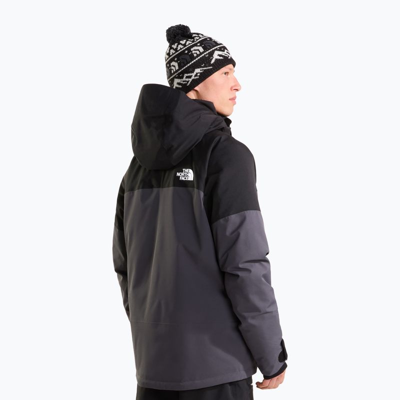 Men's ski jacket The North Face Chakal anthracite grey 3