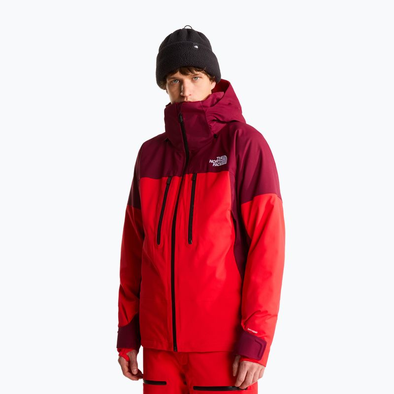 Men's ski jacket The North Face Chakal elevation red/burgundy