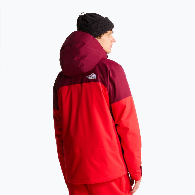 Men's ski jacket The North Face Chakal elevation red/burgundy 3