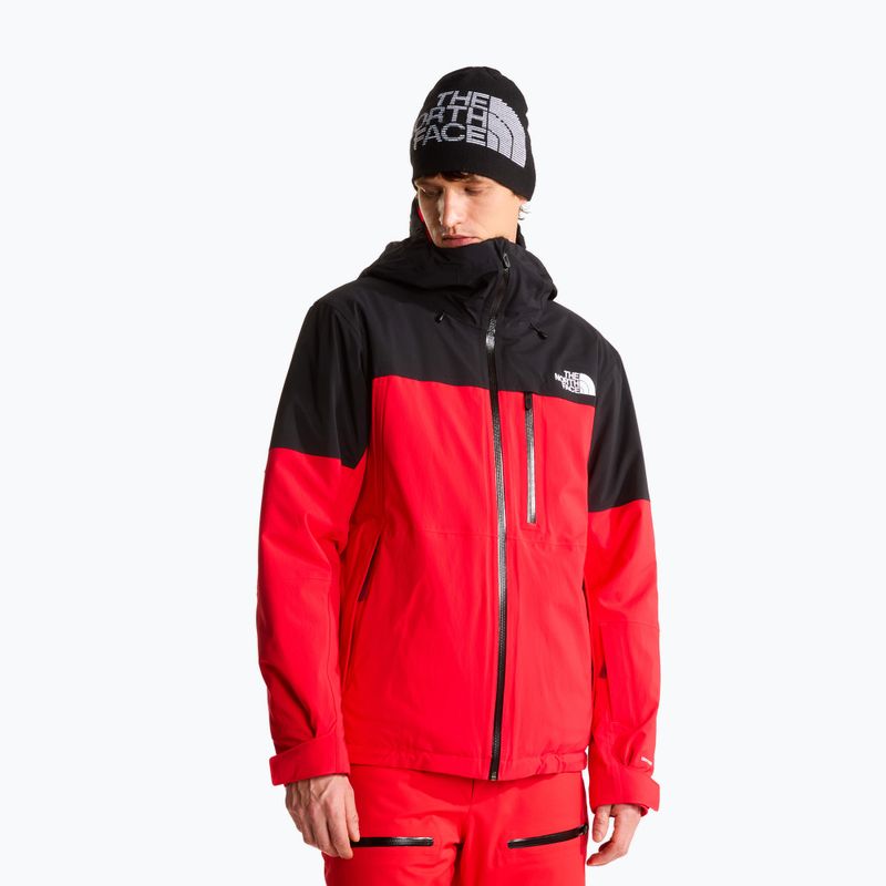 Men's ski jacket The North Face Freedom Insulated elevation red/tnf black