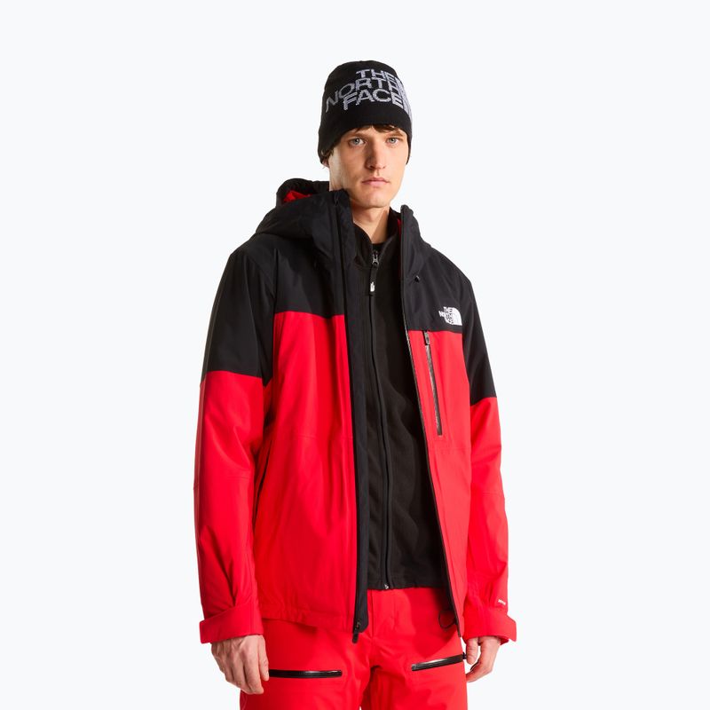 Men's ski jacket The North Face Freedom Insulated elevation red/tnf black 4