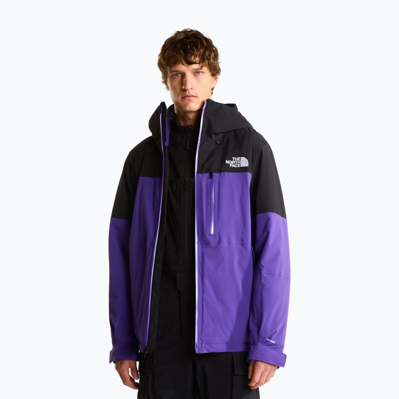 Men's ski jacket The North Face Freedom Insulated peak purple/tnf black 4