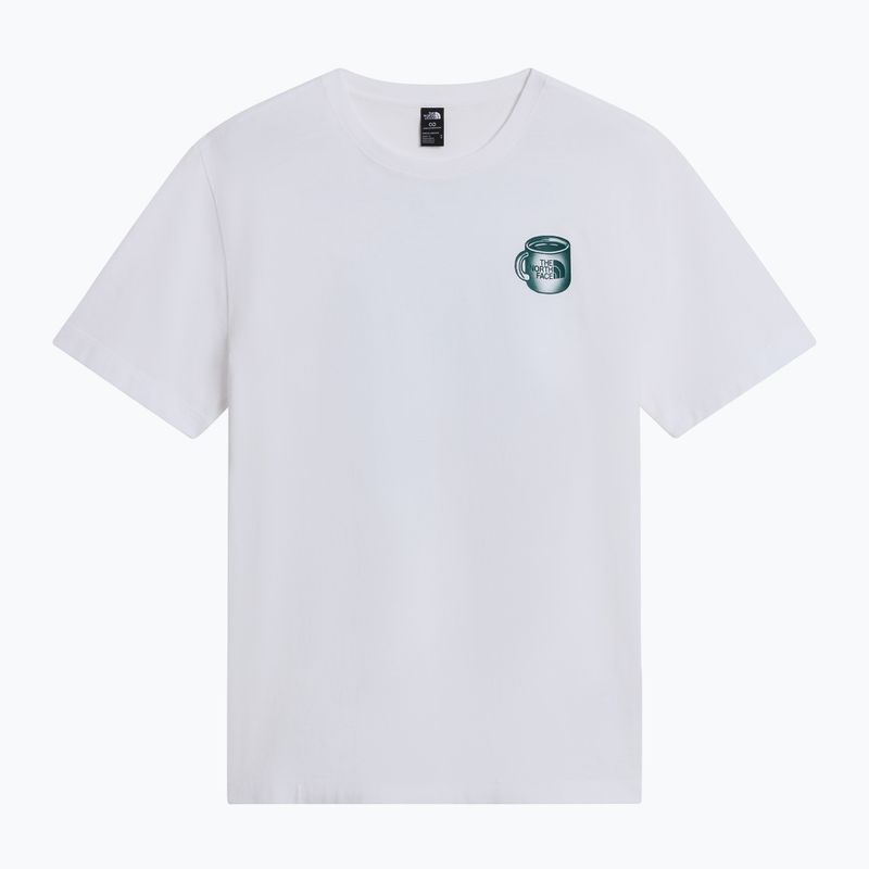 Men's T-shirt The North Face Basecamp Barista Rlx tnf white/pacific teal 4