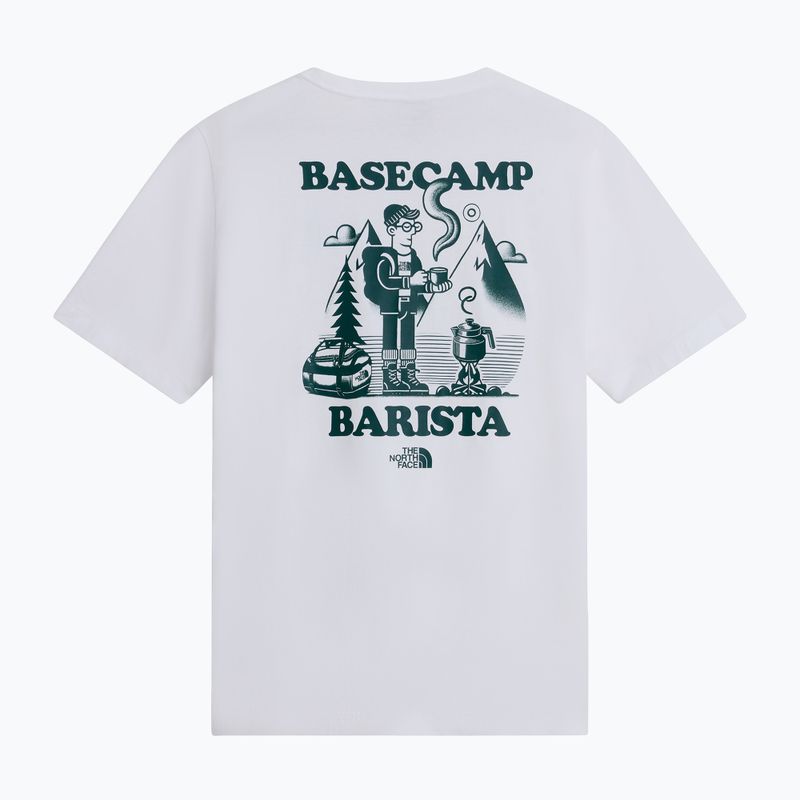 Men's T-shirt The North Face Basecamp Barista Rlx tnf white/pacific teal 5
