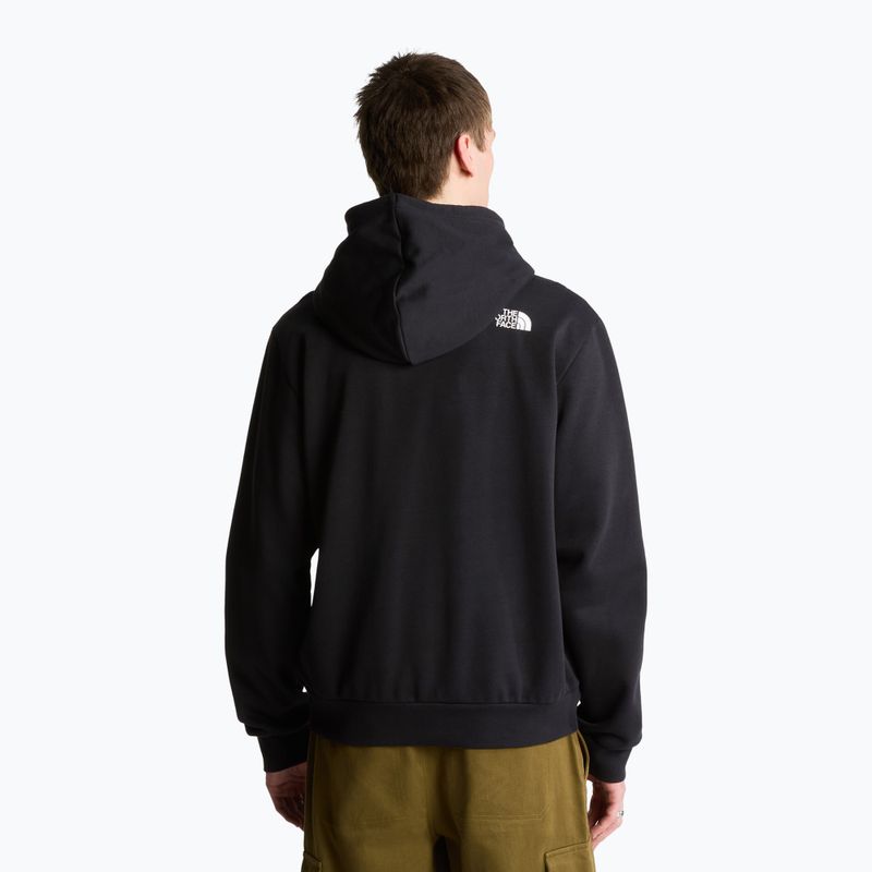 Men's sweatshirt The North Face Evo Box Half Dome Regular Full Zip Hoodie tnf black 3