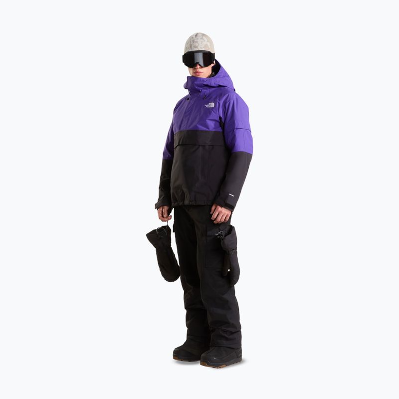 Men's ski jacket The North Face Everyday Anorak Peak Peak Purple/Tnf Black 2