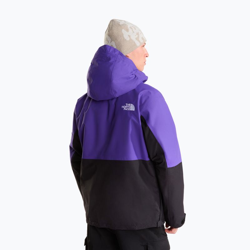 Men's ski jacket The North Face Everyday Anorak Peak Peak Purple/Tnf Black 3