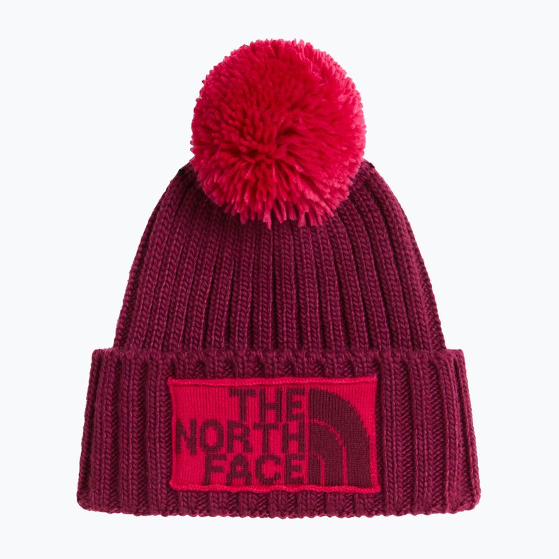 Winter hat The North Face Heritage Ski Tuke burgundy crush