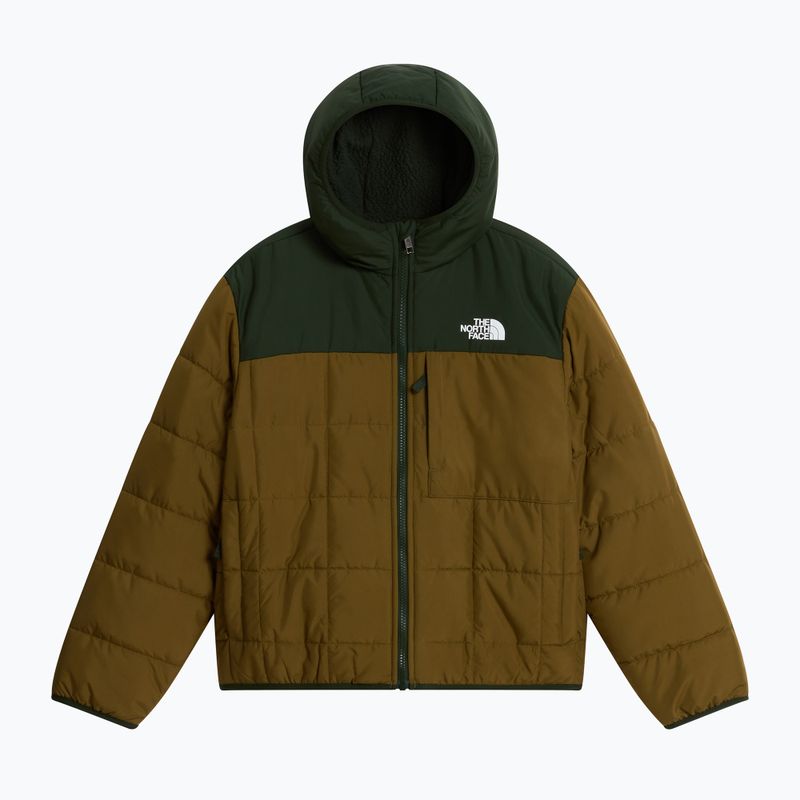 Children's insulated jacket The North Face Reversible Shasta FZ Hooded caraway seed/bo 6