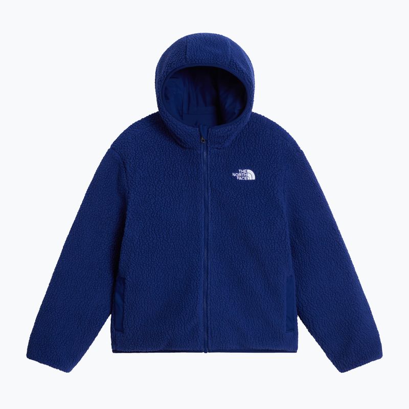 Children's insulated jacket The North Face Reversible Shasta FZ Hooded active blue/bol 8