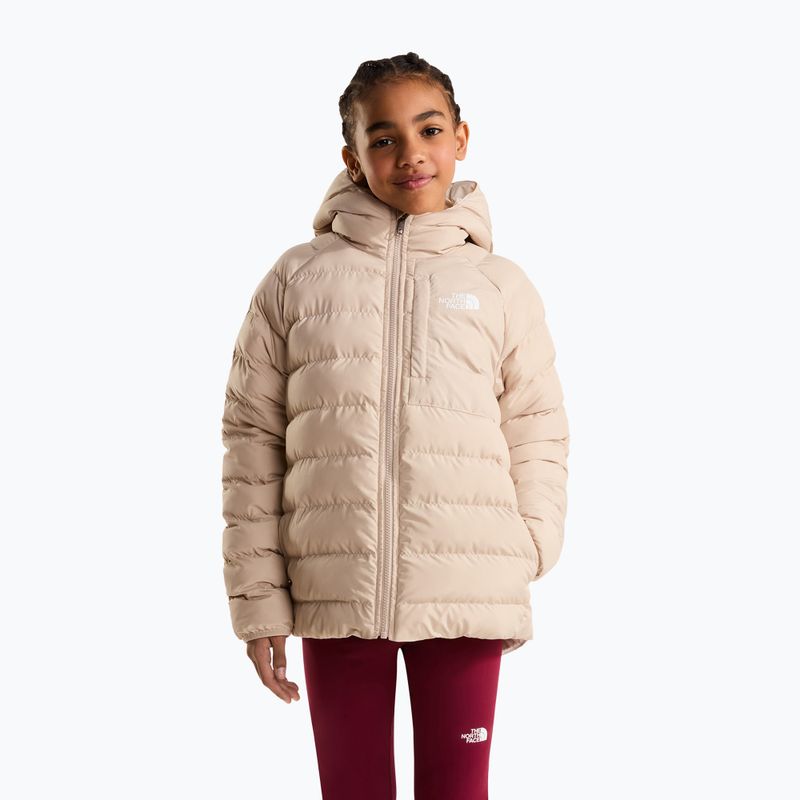 Children's insulated jacket The North Face Reversible Perrito Hooded timeless taupe