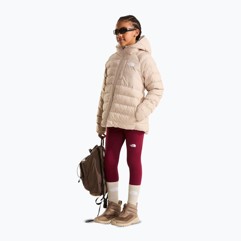 Children's insulated jacket The North Face Reversible Perrito Hooded timeless taupe 2