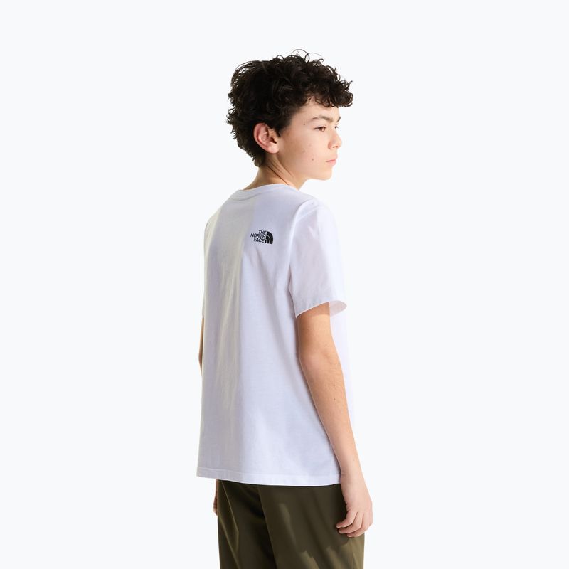 Children's T-shirt The North Face Evolution Half Dome SS Tee tnf white 3