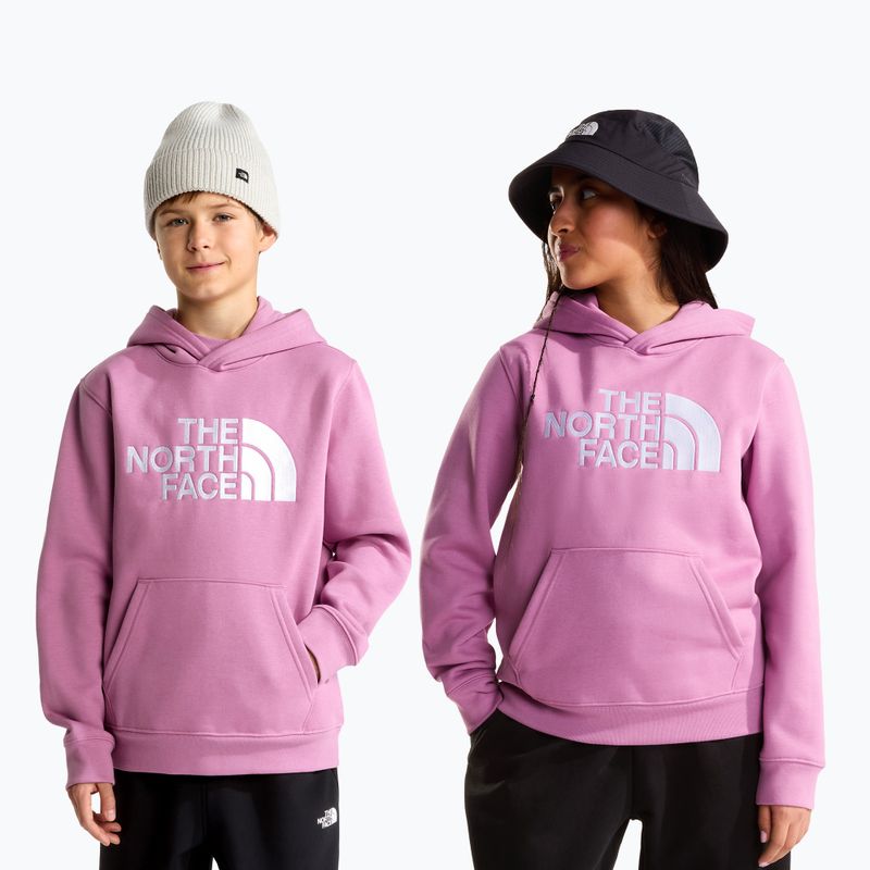 Children's sweatshirt The Noryh Face Essential Drew Peak Hoodie hushed lavender 3