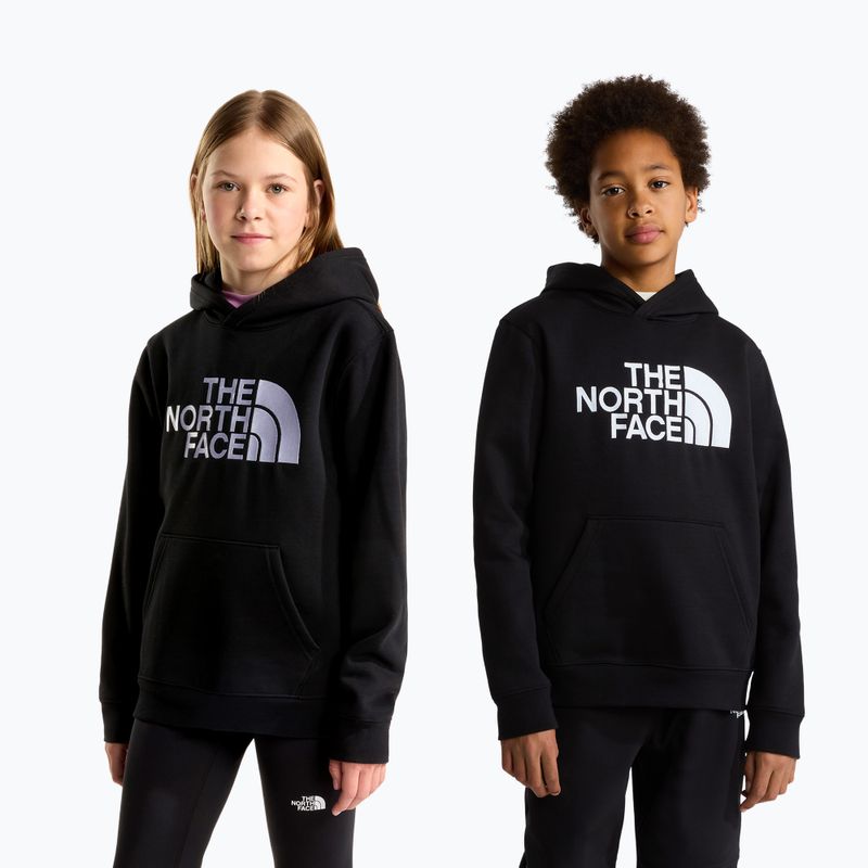 Children's sweatshirt The North Face Essential Drew Peak Hoodie tnf black 3