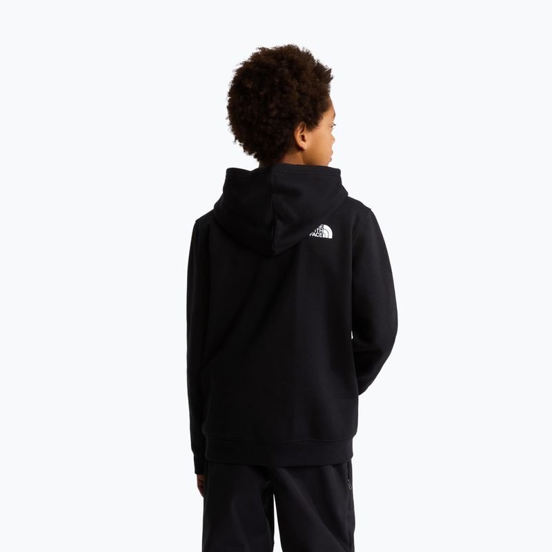 Children's sweatshirt The North Face Essential Drew Peak Hoodie tnf black 5