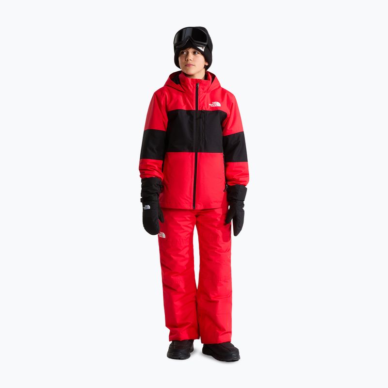 Children's ski trousers The North Face Freedom Insulated elevation red 2