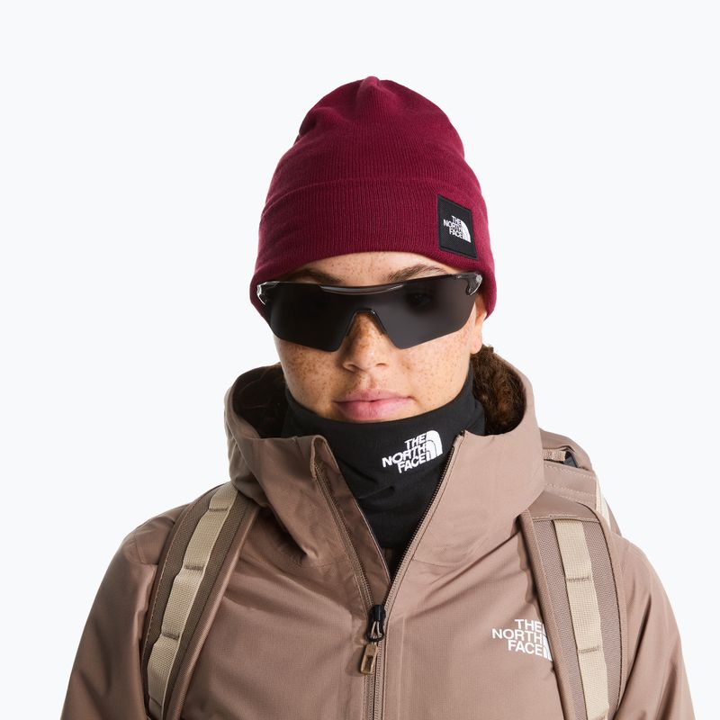 Winter hat The North Face Dock Worker Recycled Beanie burgundy crush 3