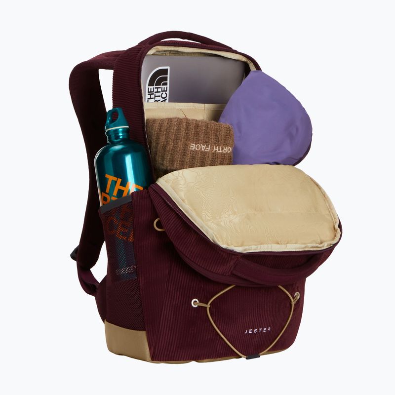 Urban backpack The North Face Jester Pro 28 l deep burgundy/leather bro 4