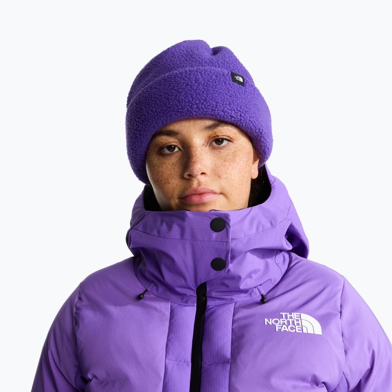 Winter hat The North Face Whimzy Convertible Beanie peak purple 4