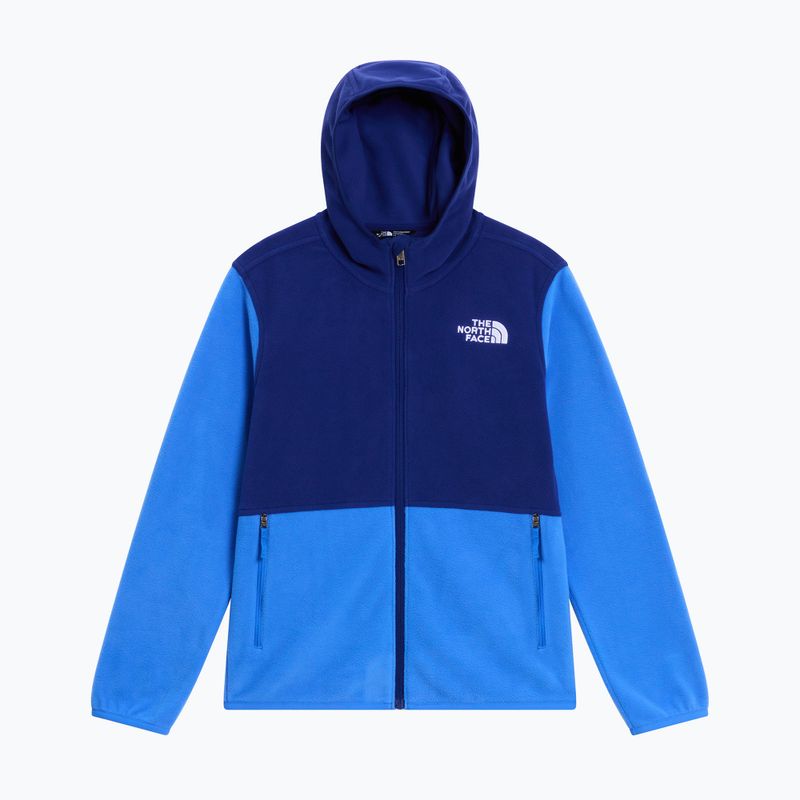 Children's fleece sweatshirt The North Face Teen Glacier Full Zip Hoodie bold blue/activ blue 5
