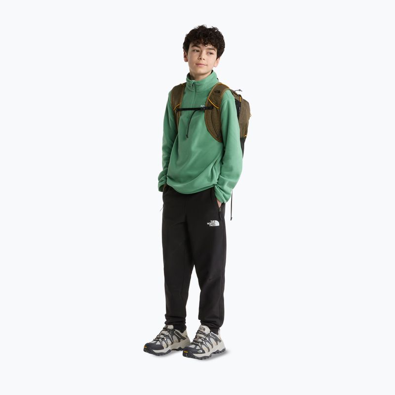 Children's fleece sweatshirt The North Face Teen Glacier 1/4 Zip dimmed algae 2