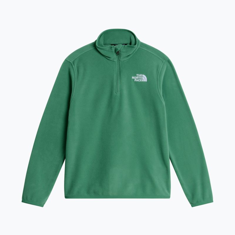 Children's fleece sweatshirt The North Face Teen Glacier 1/4 Zip dimmed algae 4