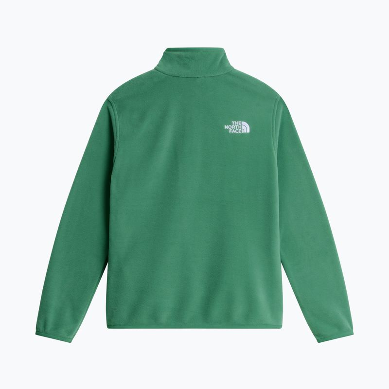 Children's fleece sweatshirt The North Face Teen Glacier 1/4 Zip dimmed algae 5