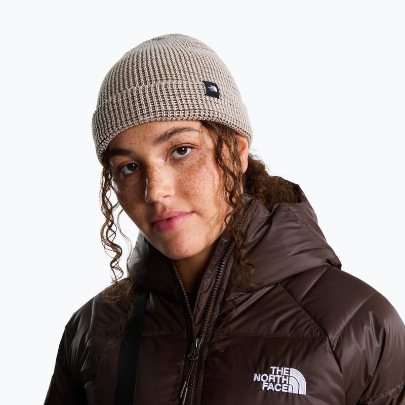Winter hat The North Face Fisherman Beanie timeless taupe 3