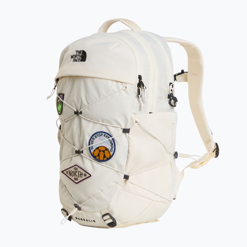 Urban backpack The North Face Borealis Patch 21 l white dune/patch 2