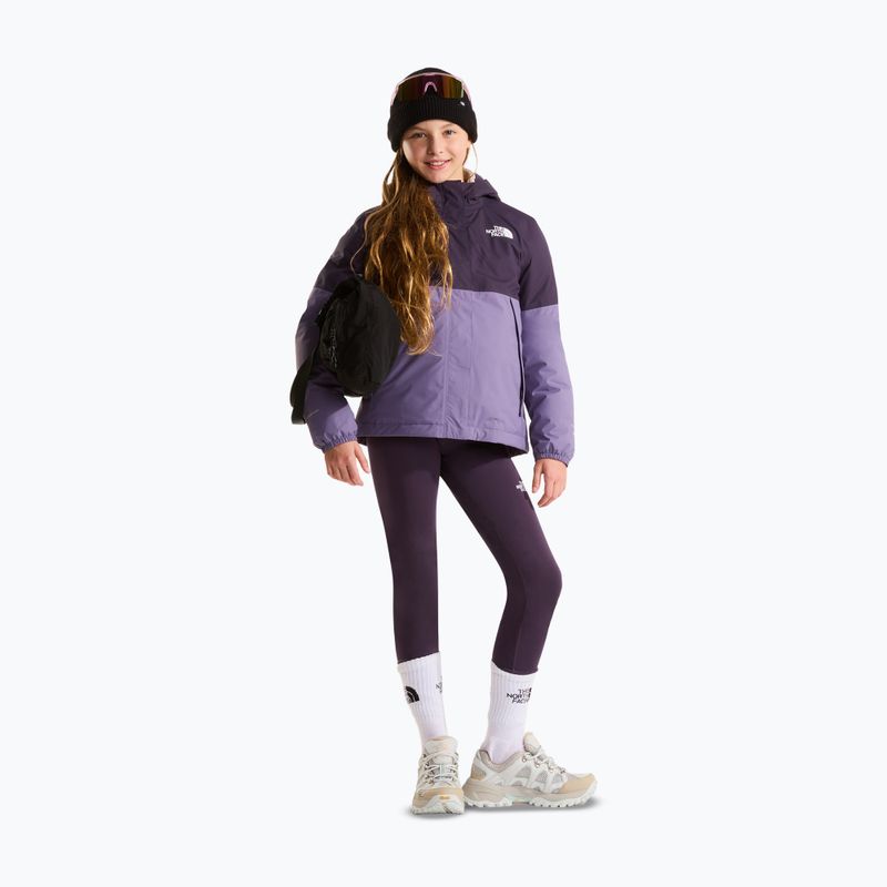 Children's rain jacket The North Face Warm Antora Rain endless dusk/grounded plum 2