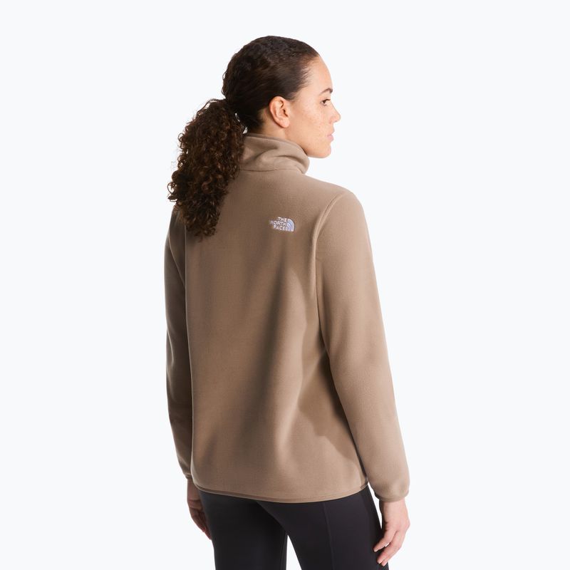 Women's fleece sweatshirt The North Face Glacier Fleece 1/4 Zip garnet 3