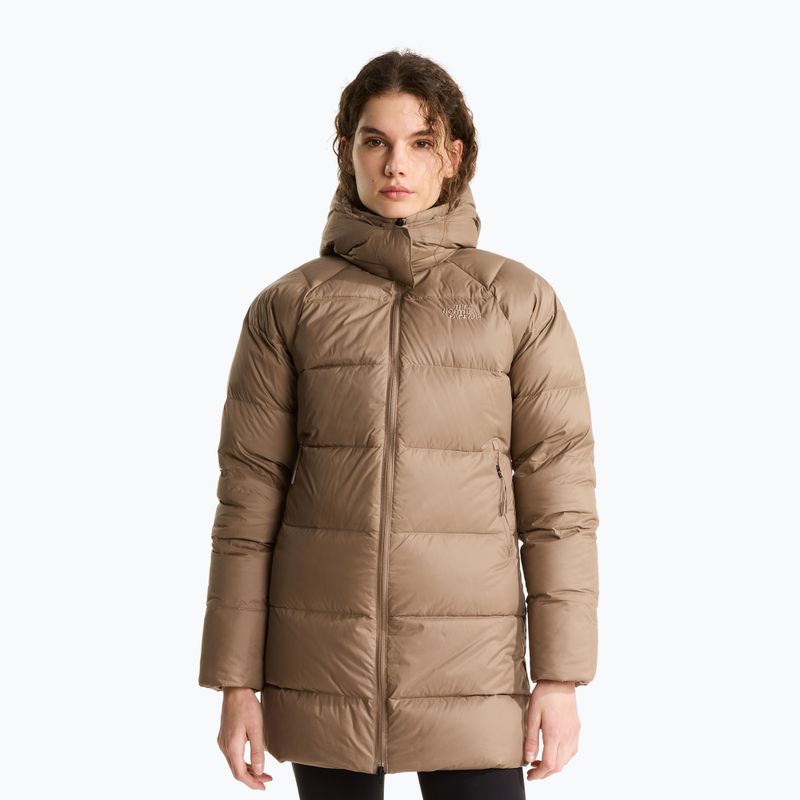 Women's down coat The North Face Hydrenalite City Down Hooded garnet