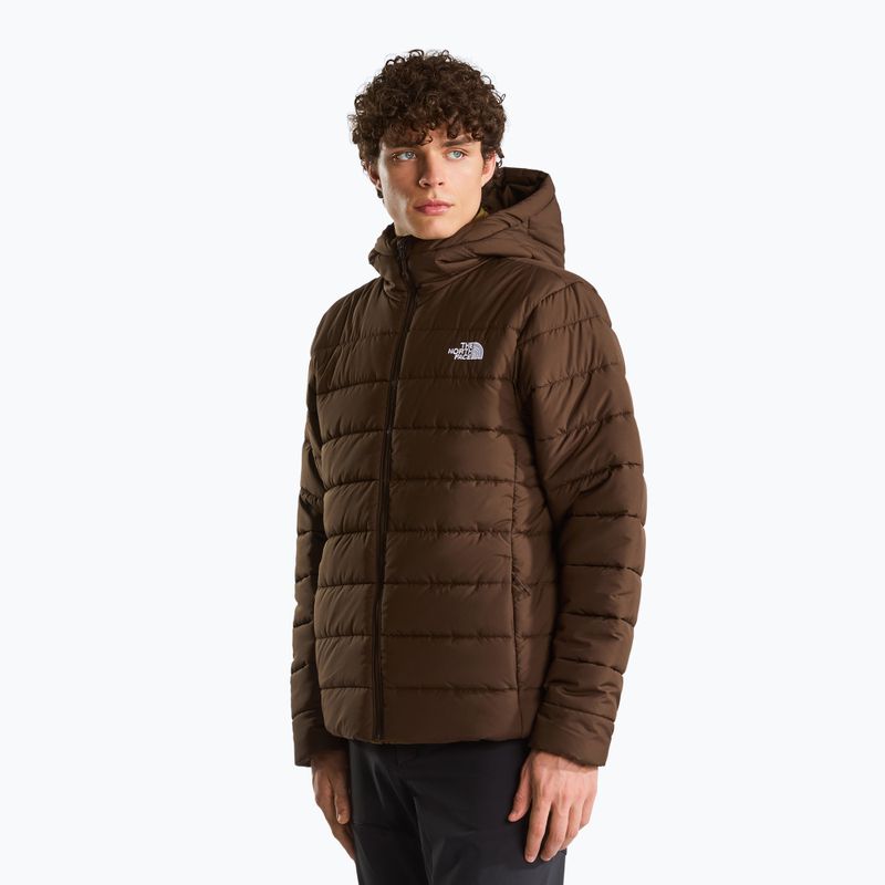 Men's insulated jacket The North Face Aconcalgia Hooded dark chestnut 4
