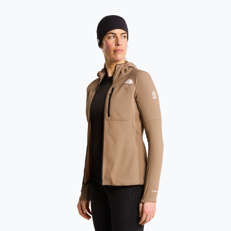 Women's trekking sweatshirt The North Face Summit Futurefleece Full Zip Hoodie garnet 4