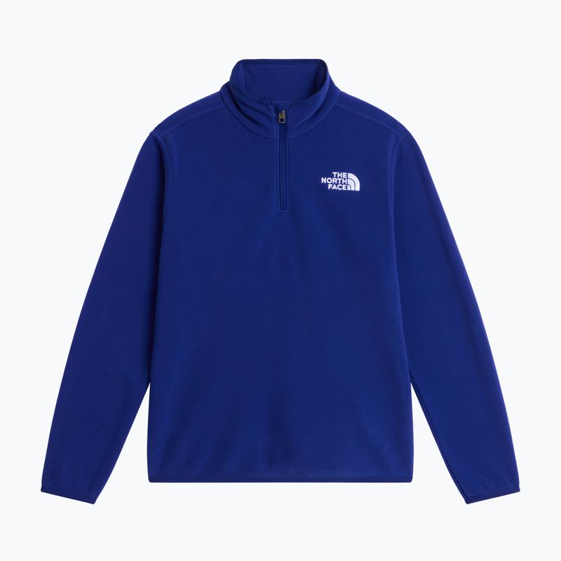 Children's fleece sweatshirt The North Face Teen Glacier 1/4 Zip bold blue 4