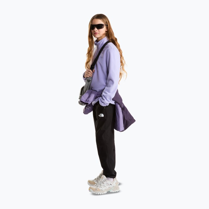 Children's fleece sweatshirt The North Face Teen Glacier 1/4 Zip pale plum 2