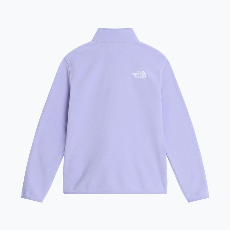Children's fleece sweatshirt The North Face Teen Glacier 1/4 Zip pale plum 5