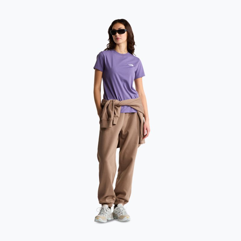 Women's T-shirt The North Face Evolution Simple Dome Slim SS grounded plum 2