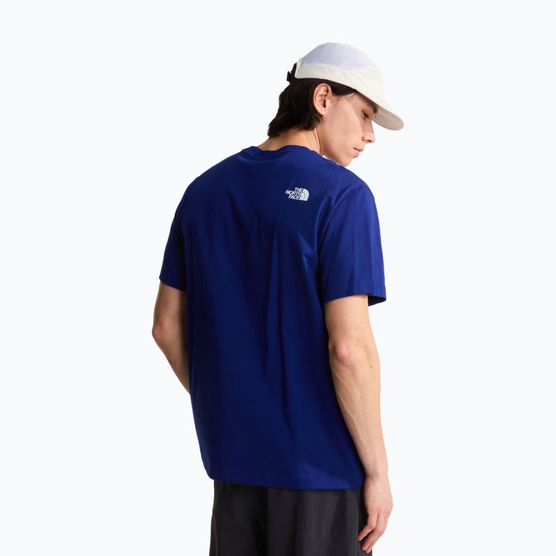 Men's T-shirt The North Face Explorer Badges RLX Tee Graphic bold blue 3