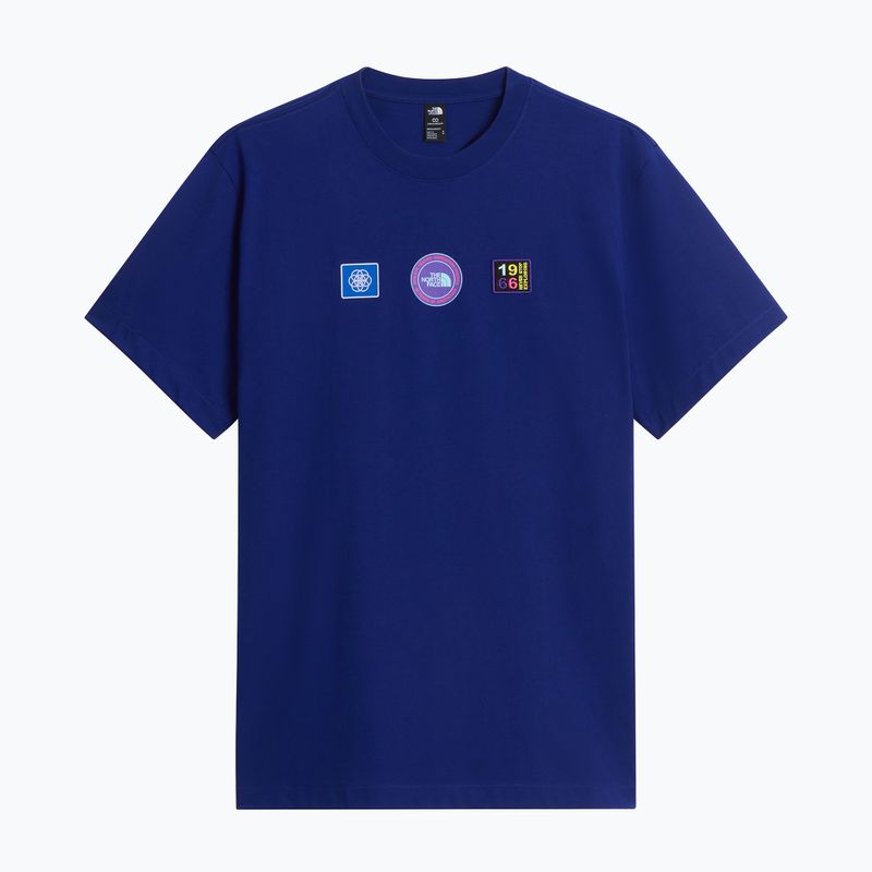 Men's T-shirt The North Face Explorer Badges RLX Tee Graphic bold blue 4