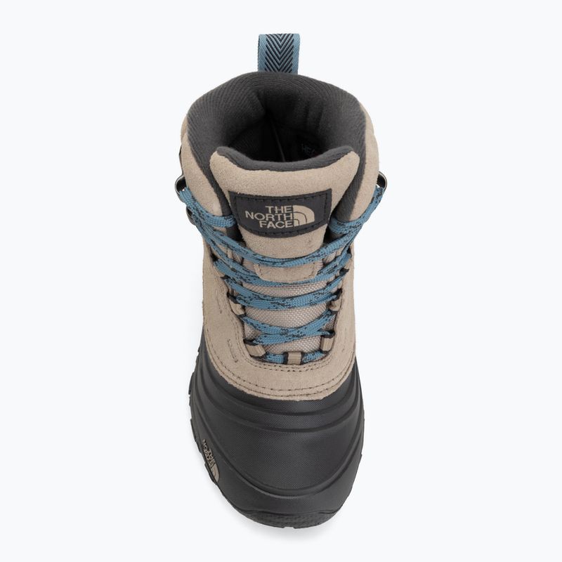 Children's snow boots The North Face Chilkat V Lace Wp timeless taupe/pale teal 5