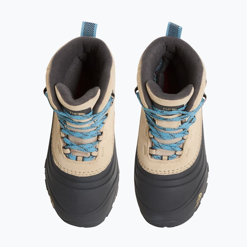 Children's snow boots The North Face Chilkat V Lace Wp timeless taupe/pale teal 4