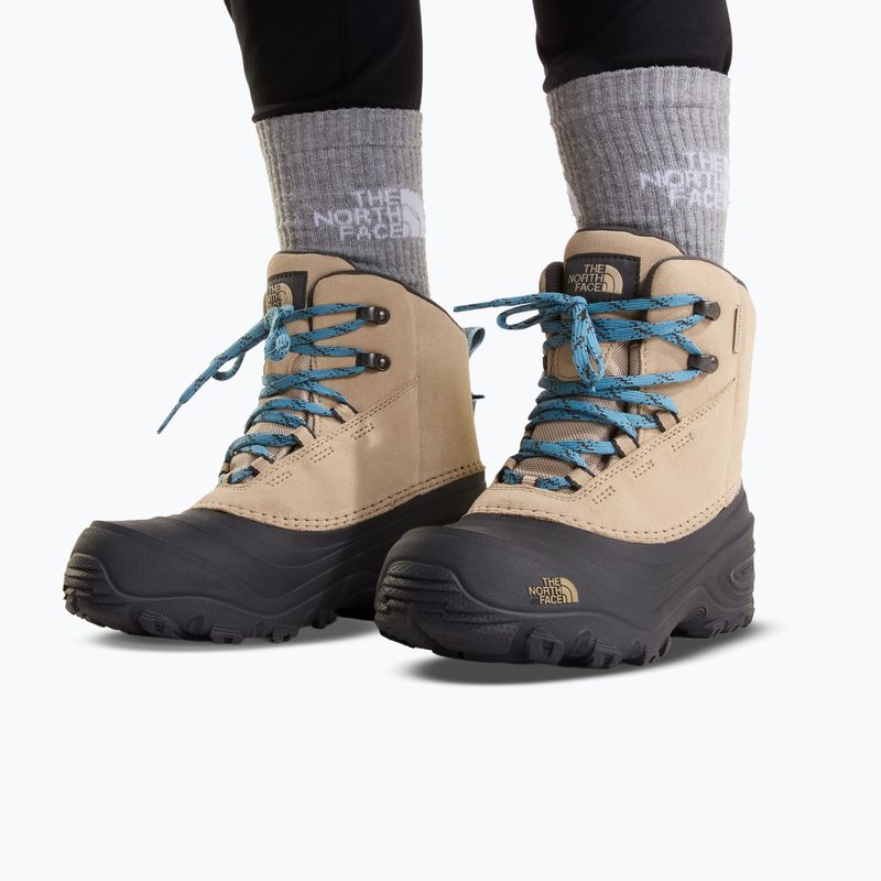 Children's snow boots The North Face Chilkat V Lace Wp timeless taupe/pale teal 5