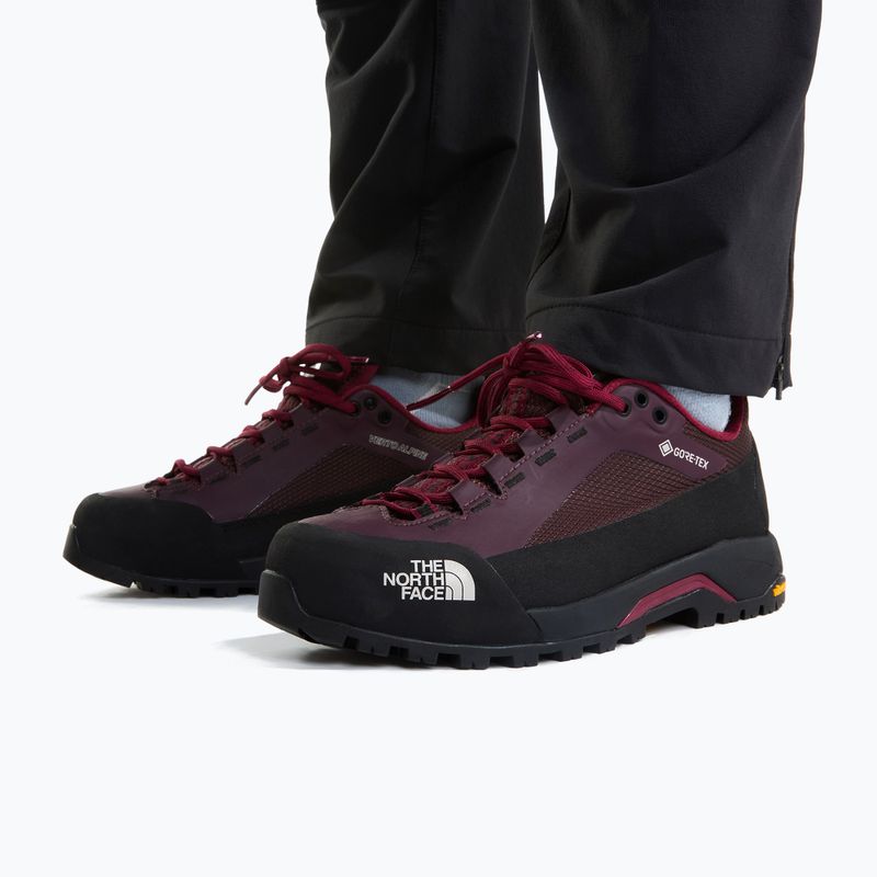 Women's approach shoes The North Face Verto Alpine GTX deep burgundy/burgundy cr 5