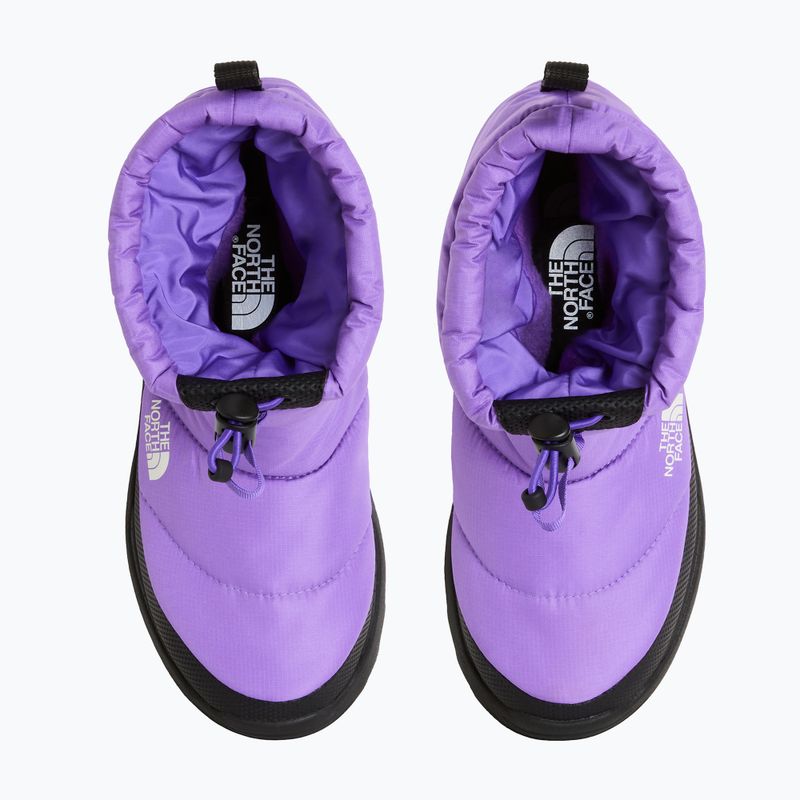 Children's snow boots The North Face Nse Traction Bootie Wp elevation purple/tnf black 4