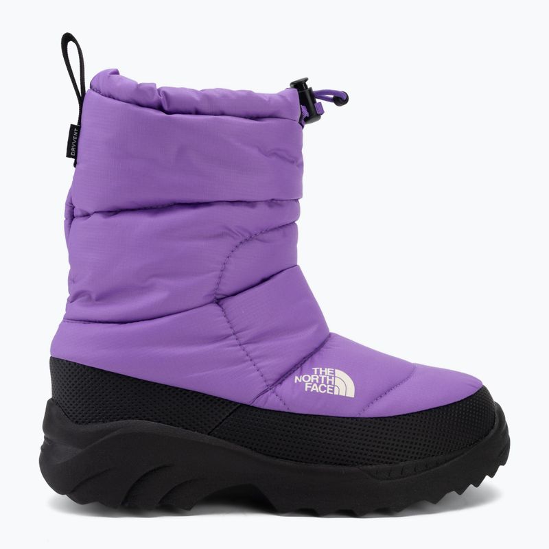 Children's snow boots The North Face Nse Traction Bootie Wp elevation purple/tnf black 2